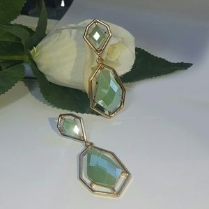 Geometrical Style drop earings